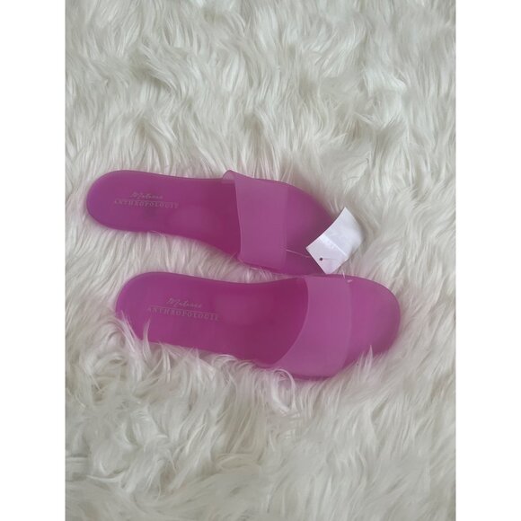 Matisse Pink Jelly Slide Sandals - Picture 2 of 3
